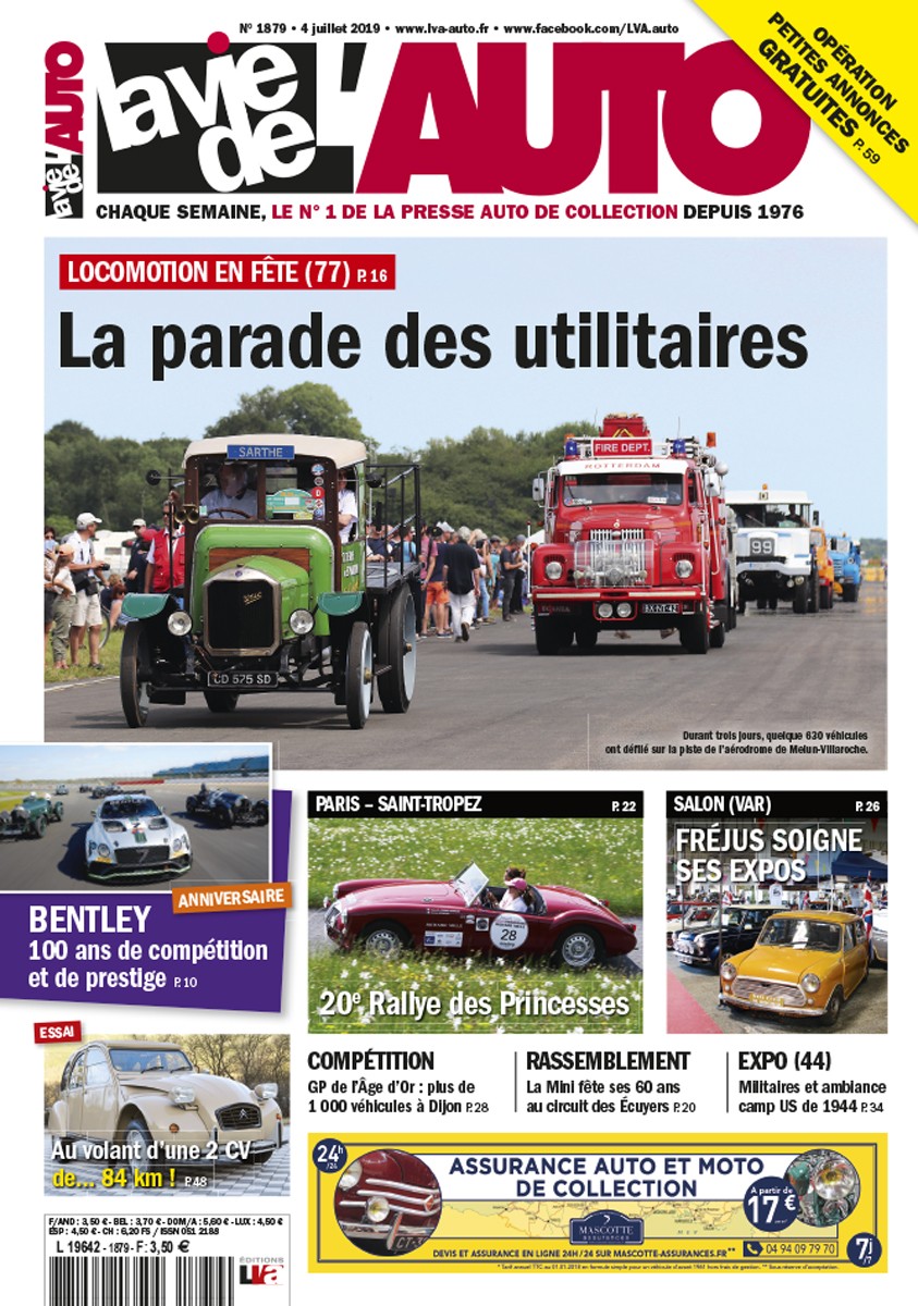 La Vie de l'Auto n° 1879 du 04/07/2019