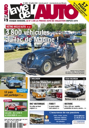 La Vie de l’Auto n° 1882 du 25/07/2019