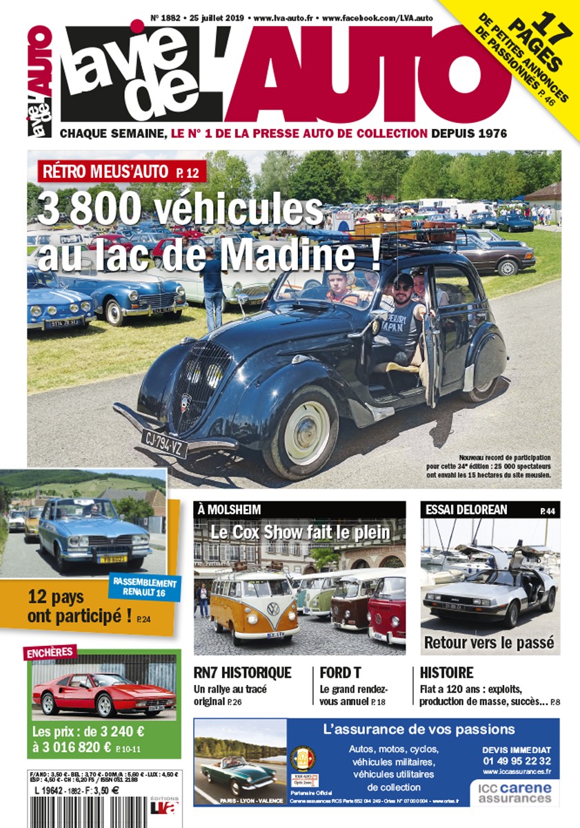 La Vie de l'Auto n° 1882 du 25/07/2019