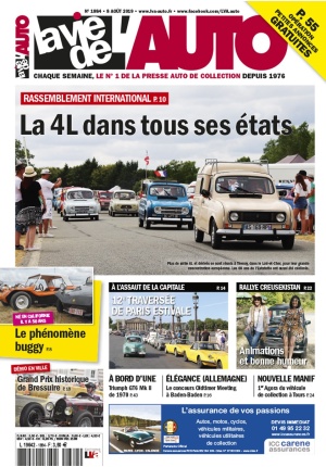 La Vie de l’Auto n° 1884 du 08/08/2019