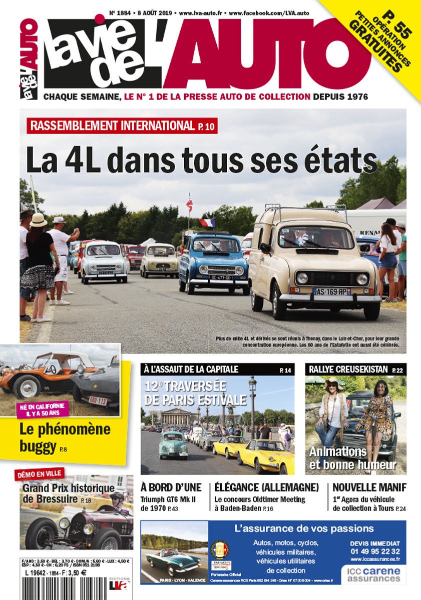 La Vie de l'Auto n° 1884 du 08/08/2019