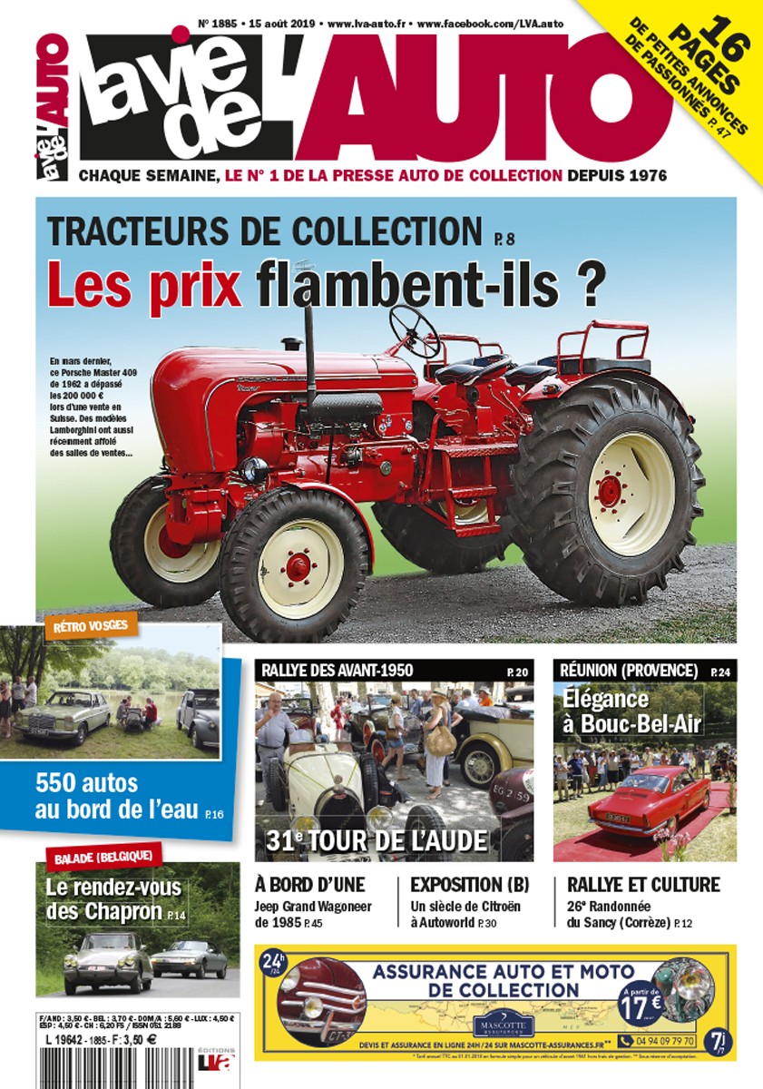 La Vie de l'Auto n° 1885 du 15/08/2019