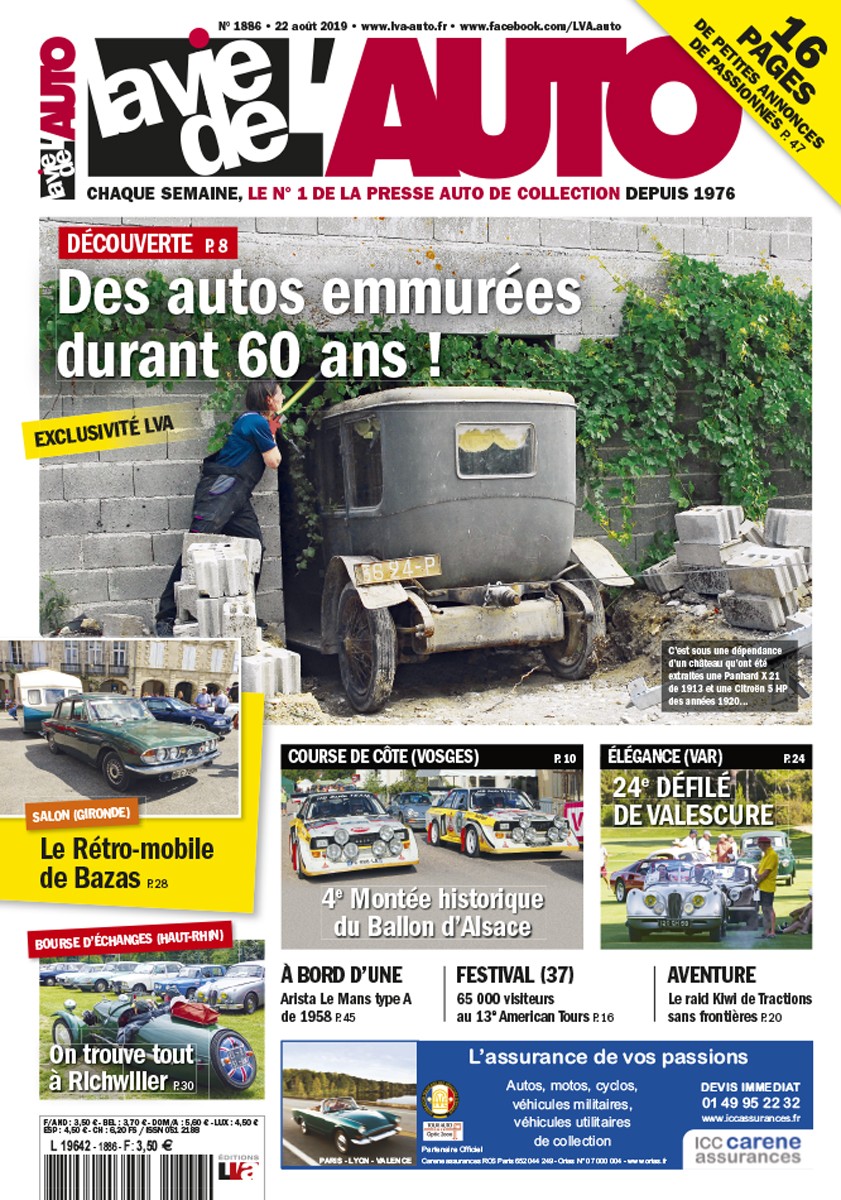 La Vie de l'Auto n° 1886 du 22/08/2019