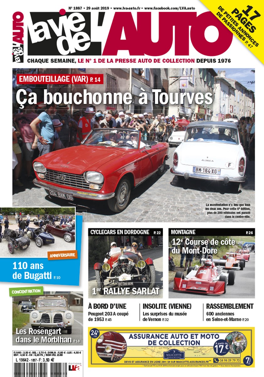 La Vie de l'Auto n° 1887 du 29/08/2019