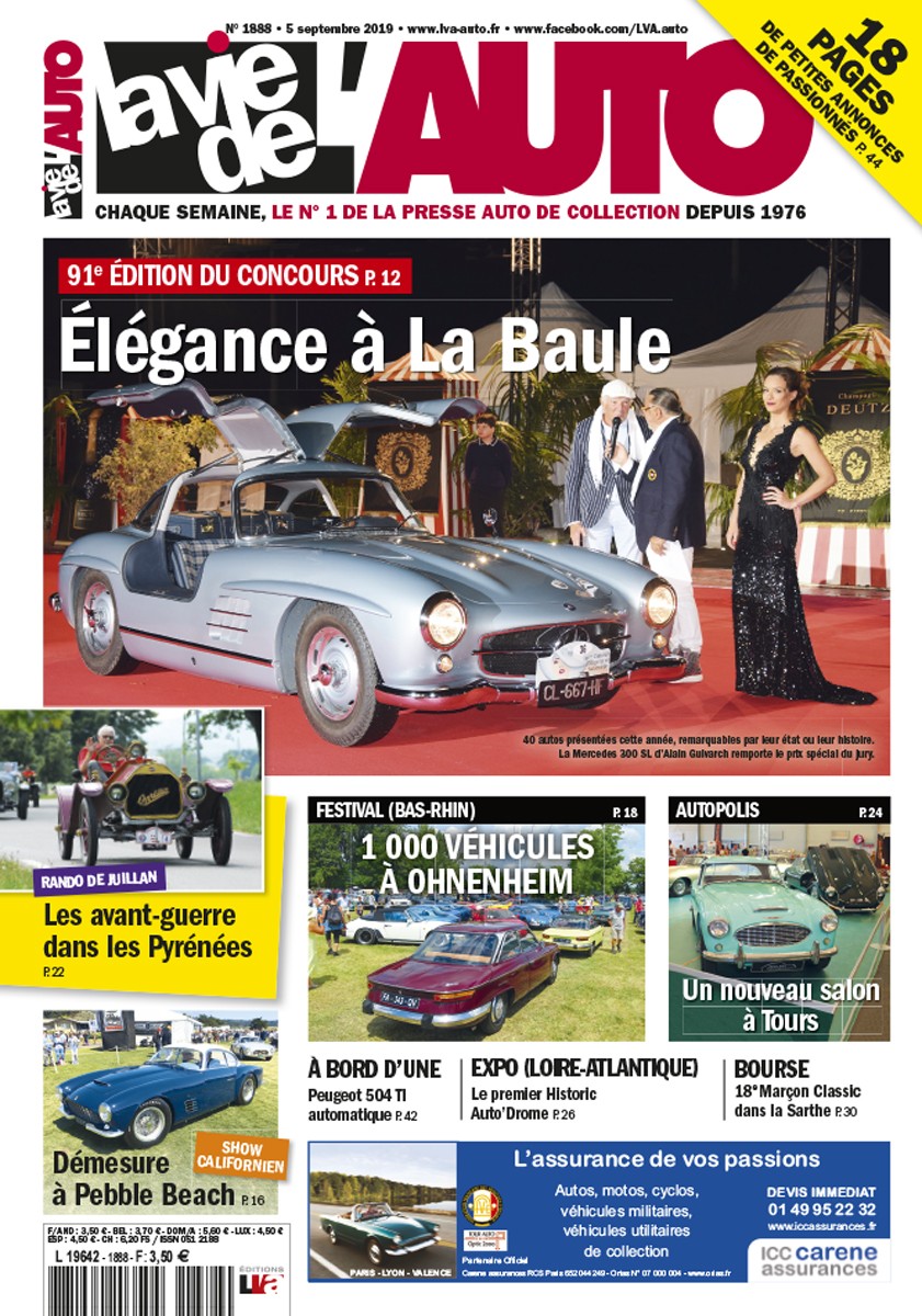 La Vie de l'Auto n° 1888 du 05/09/2019