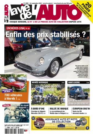 La Vie de l’Auto n° 1889 du 12/09/2019