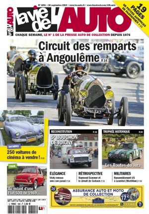 La Vie de l’Auto n° 1891 du 26/09/2019