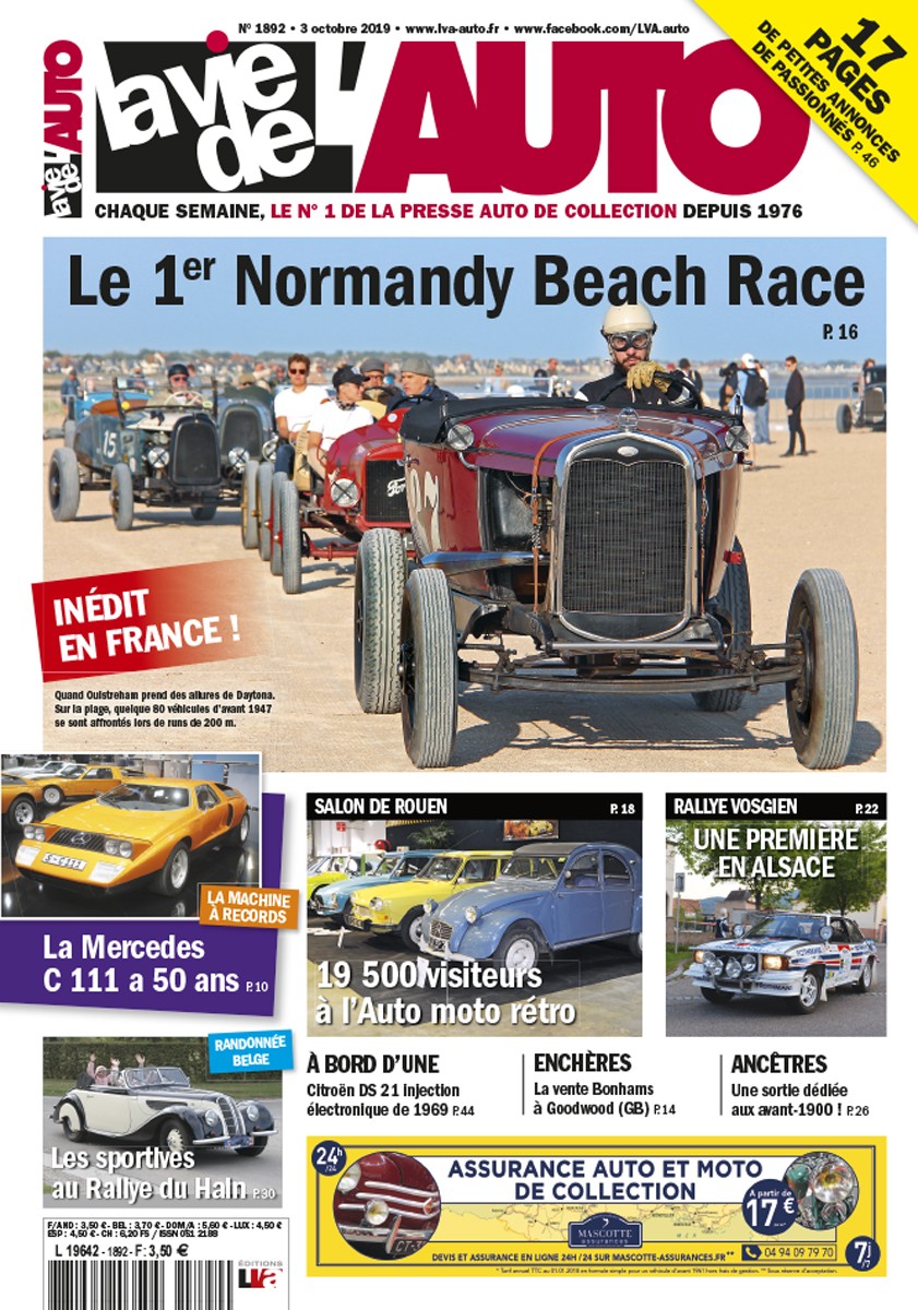 La Vie de l'Auto n° 1892 du 03/10/2019