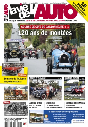 La Vie de l’Auto n° 1893 du 10/10/2019