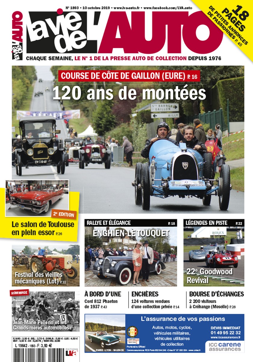 La Vie de l'Auto n° 1893 du 10/10/2019