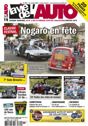 La Vie de l’Auto n° 1894 du 17/10/2019