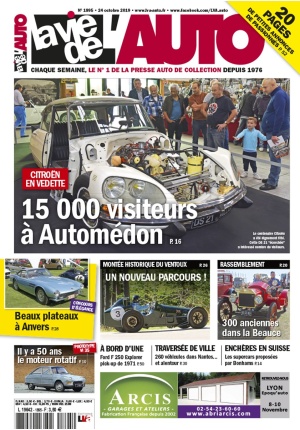 La Vie de l’Auto n° 1895 du 24/10/2019