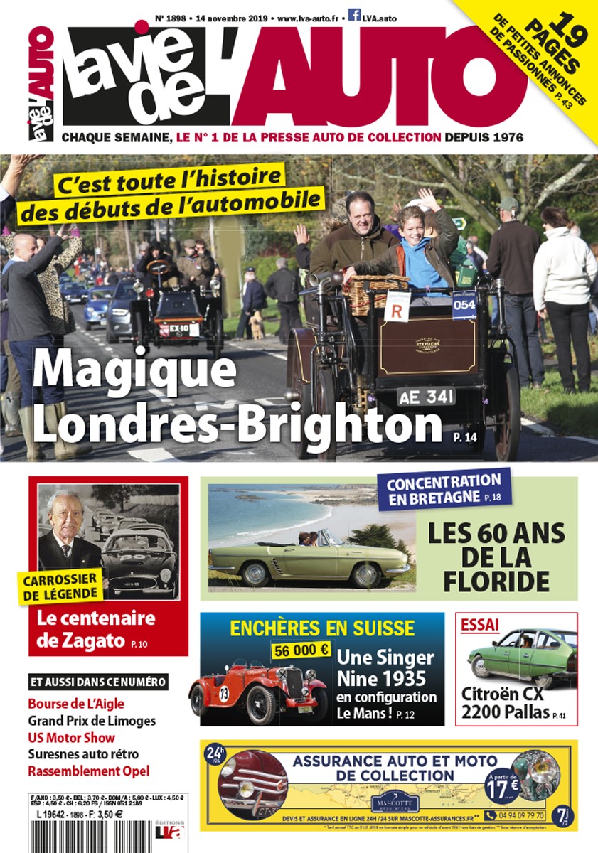 La Vie de l'Auto n° 1898 du 14/11/2019