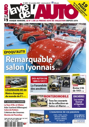 La Vie de l’Auto n° 1899 du 21/11/2019