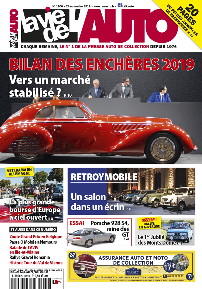 La Vie de l'Auto n° 1900 du 28/11/2019