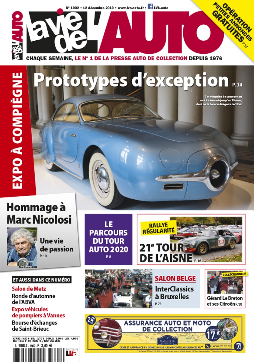 La Vie de l'Auto n° 1902 du 12/12/2019