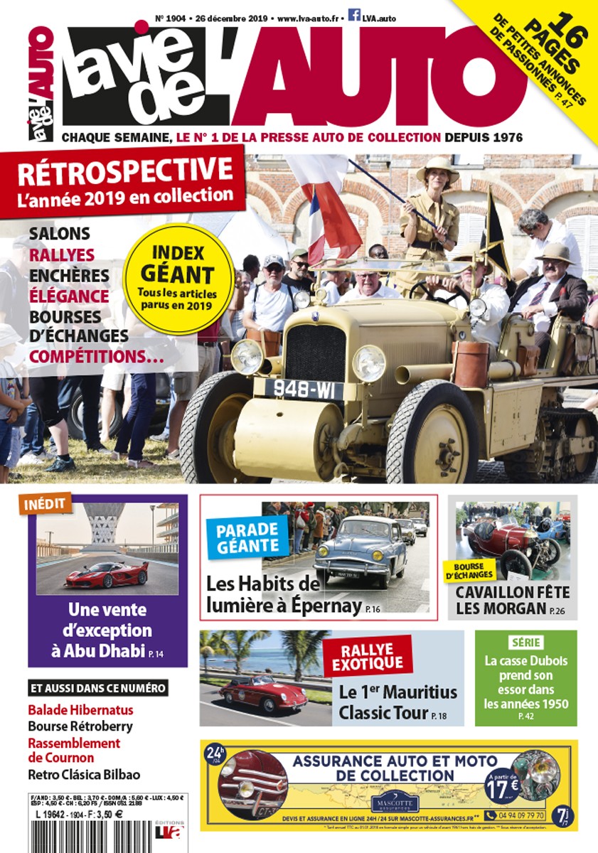 La Vie de l'Auto n° 1904 du 26/12/2019