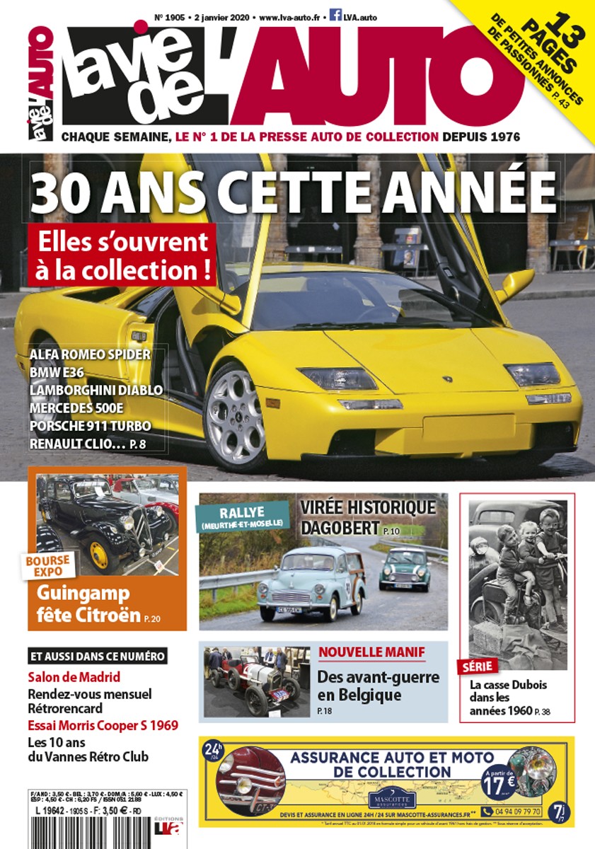 La Vie de l'Auto n° 1905 du 02/01/2020