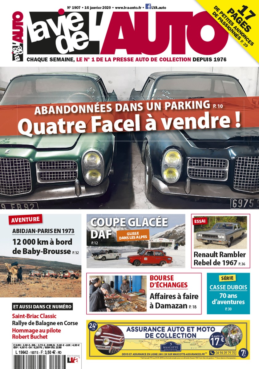 La Vie de l'Auto n° 1907 du 16/01/2020