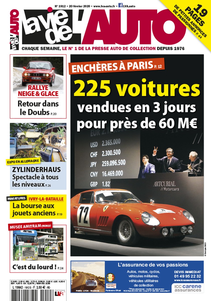 La Vie de l'Auto n° 1912 du 20/02/2020