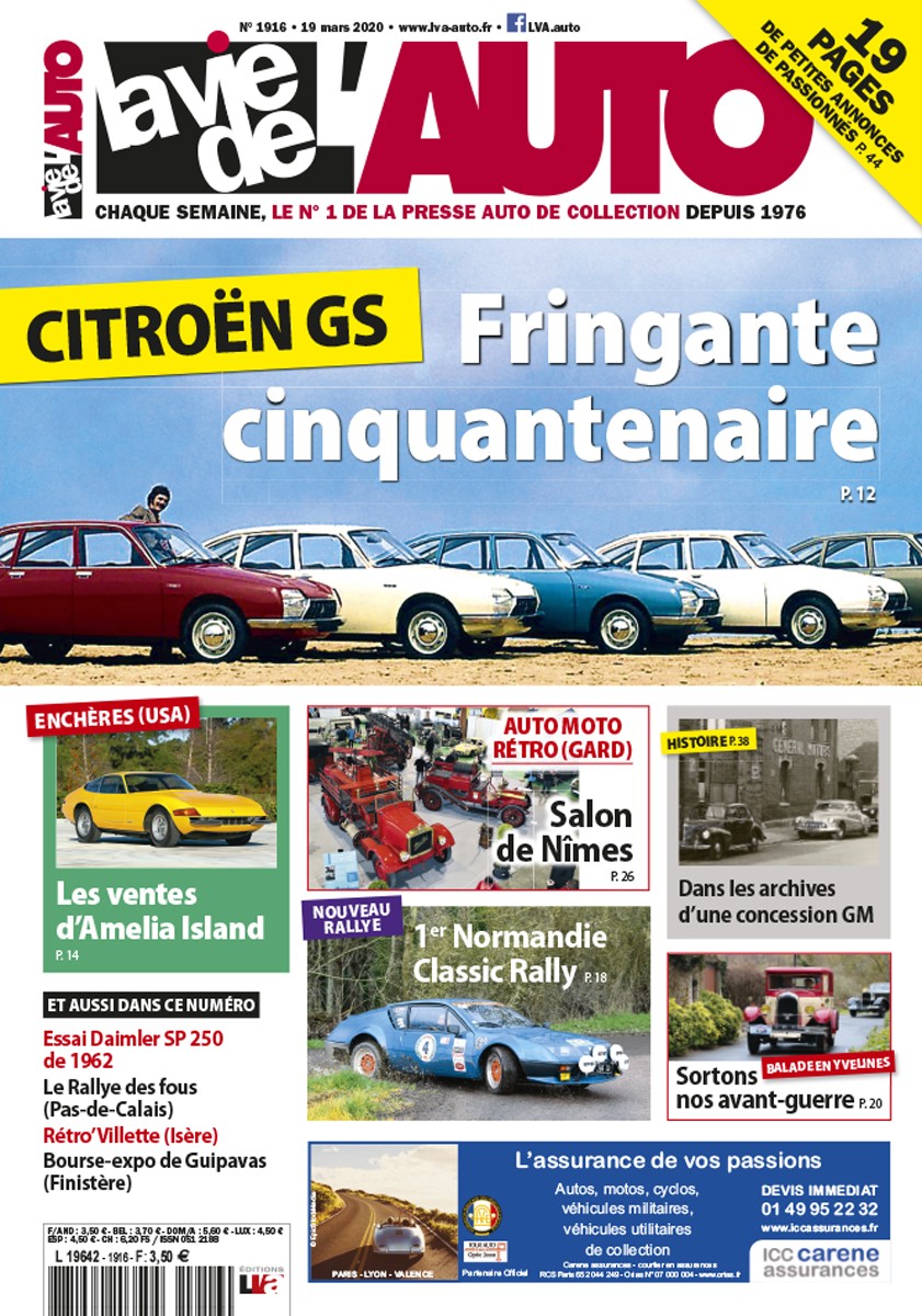 La Vie de l'Auto n° 1916 du 19/03/2020