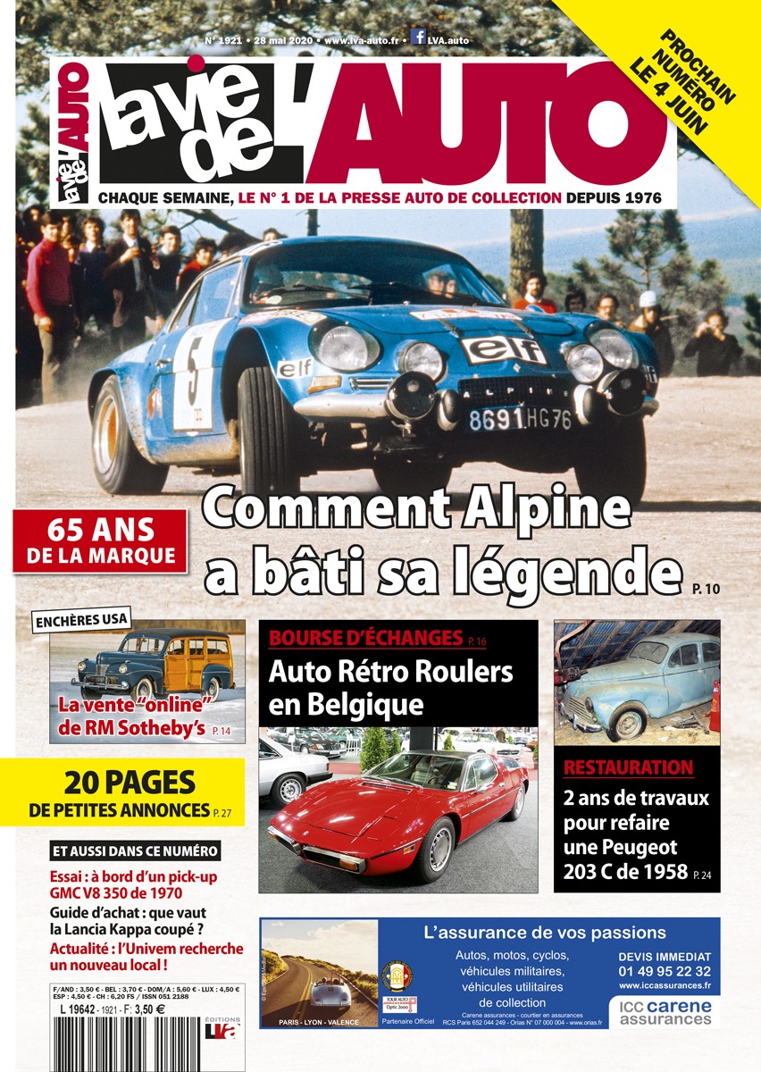 La Vie de l'Auto n° 1921 du 28/05/2020