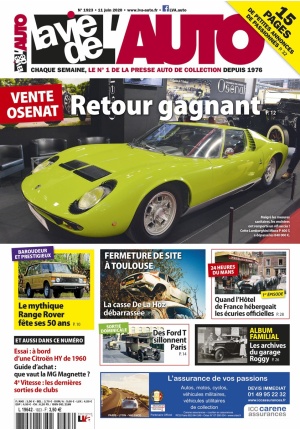 La Vie de l’Auto n° 1923 du 11/06/2020