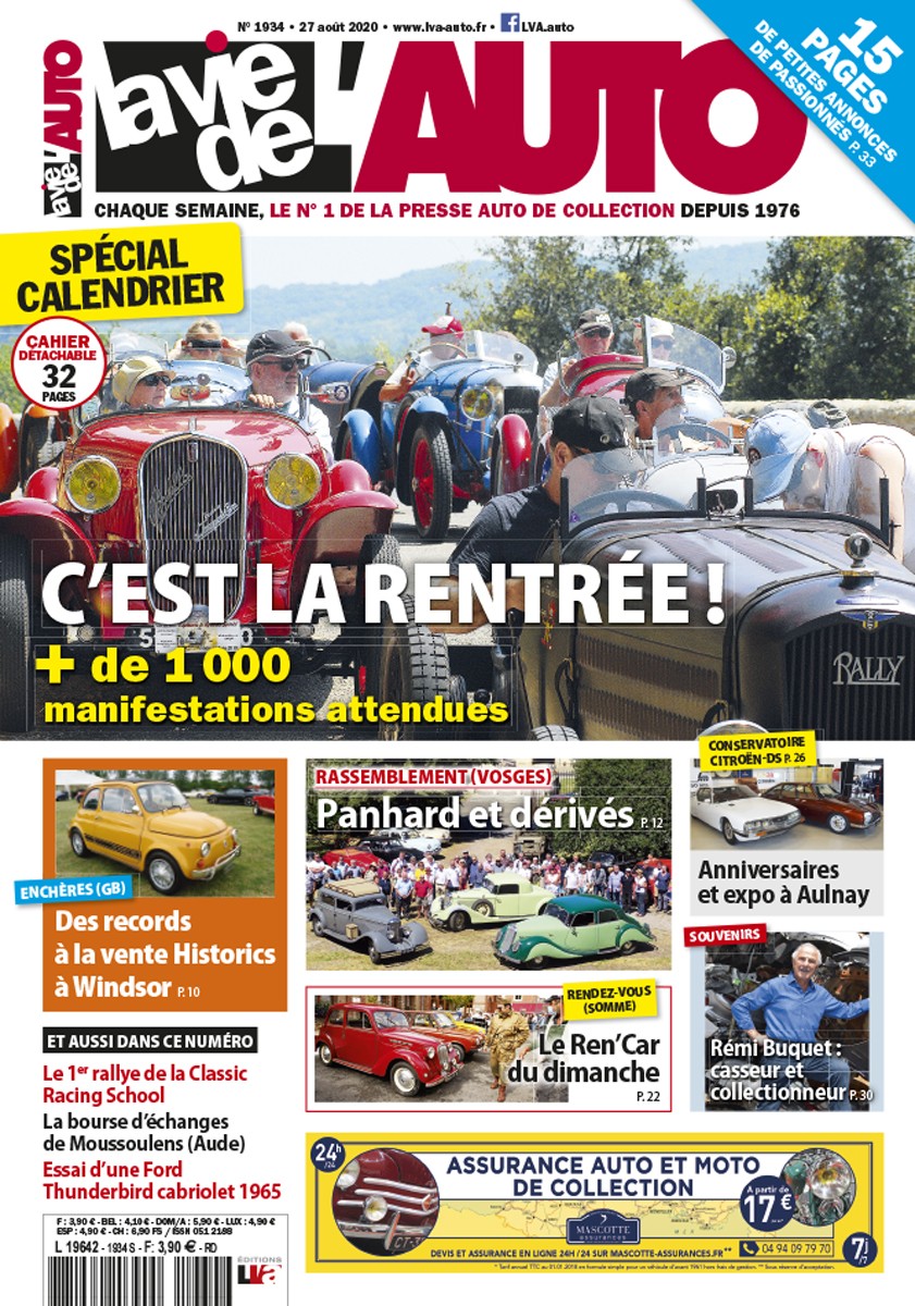 La Vie de l'Auto n° 1934 du 27/08/2020