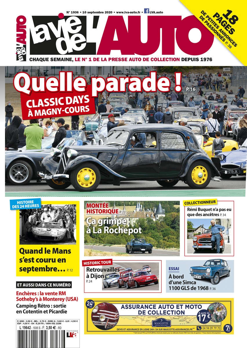 La Vie de l'Auto n° 1936 du 10/09/2020