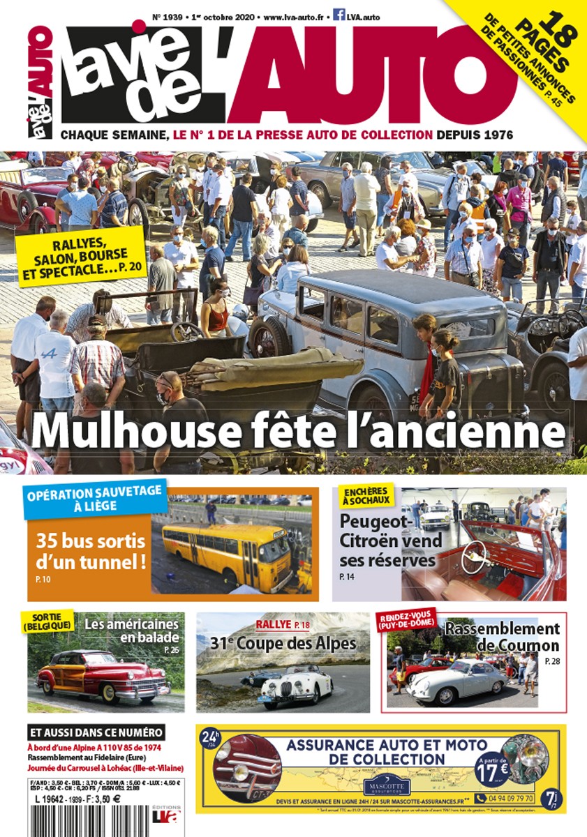 La Vie de l'Auto n° 1939 du 01/10/2020
