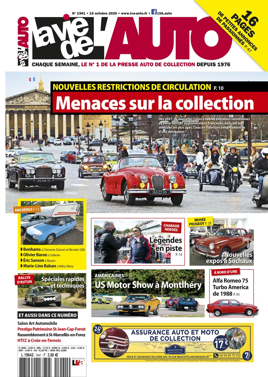 La Vie de l'Auto n° 1941 du 15/10/2020