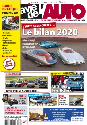 La Vie de l'Auto n° 1948 du 03/12/2020