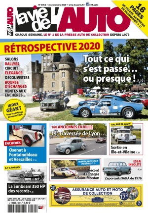 La Vie de l’Auto n° 1952 du 31/12/2020