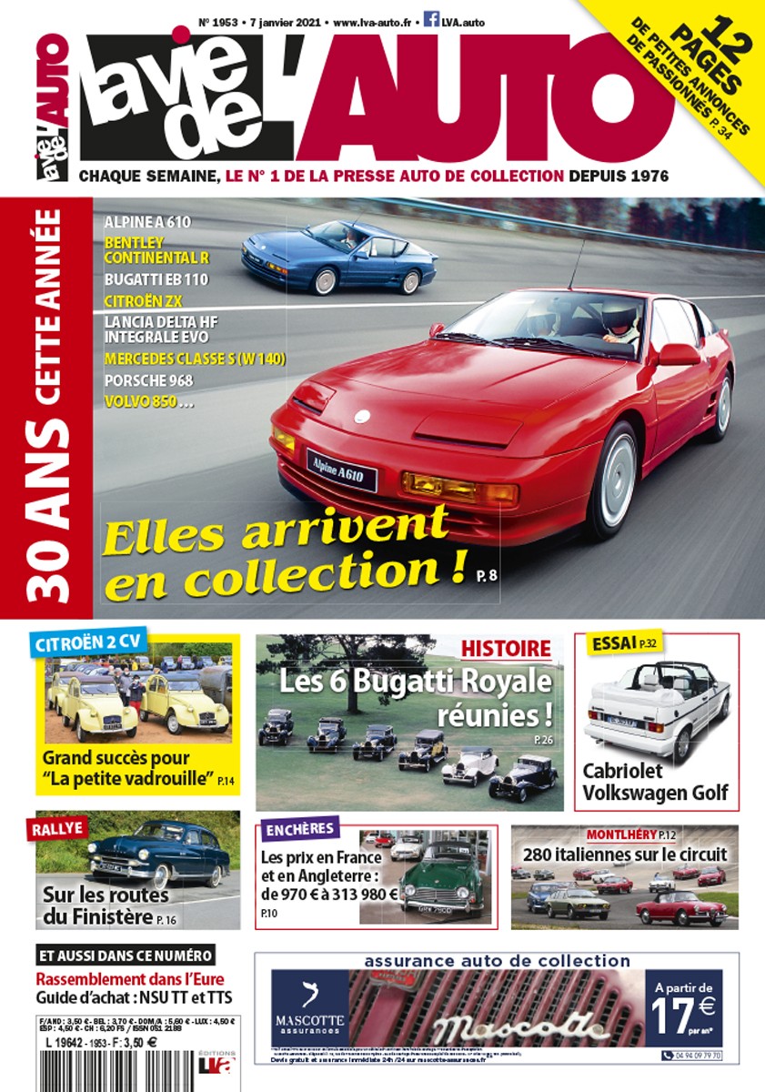 La Vie de l'Auto n° 1953 du 07/01/2021