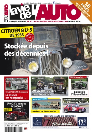 La Vie de l'Auto n° 1988 du 09/09/2021