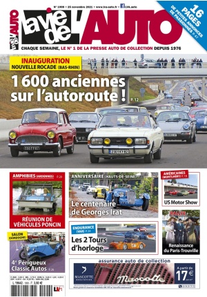 La Vie de l'Auto n° 1999 du 25/11/2021