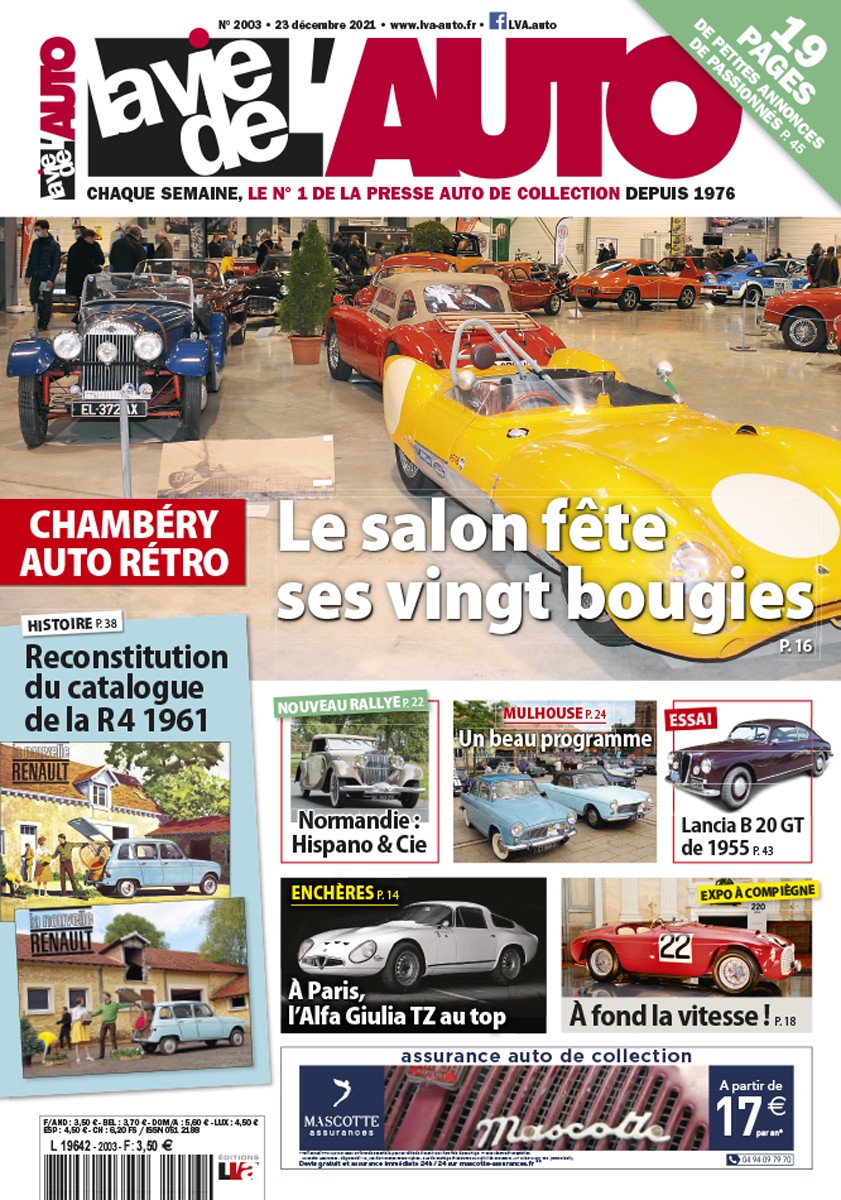 La Vie de l'Auto n° 2003 du 23/12/2021