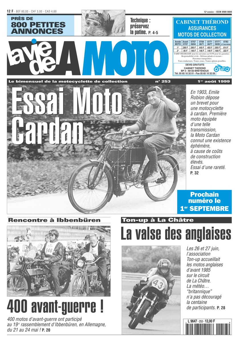 La Vie de la Moto n° 253 du 01/08/1999