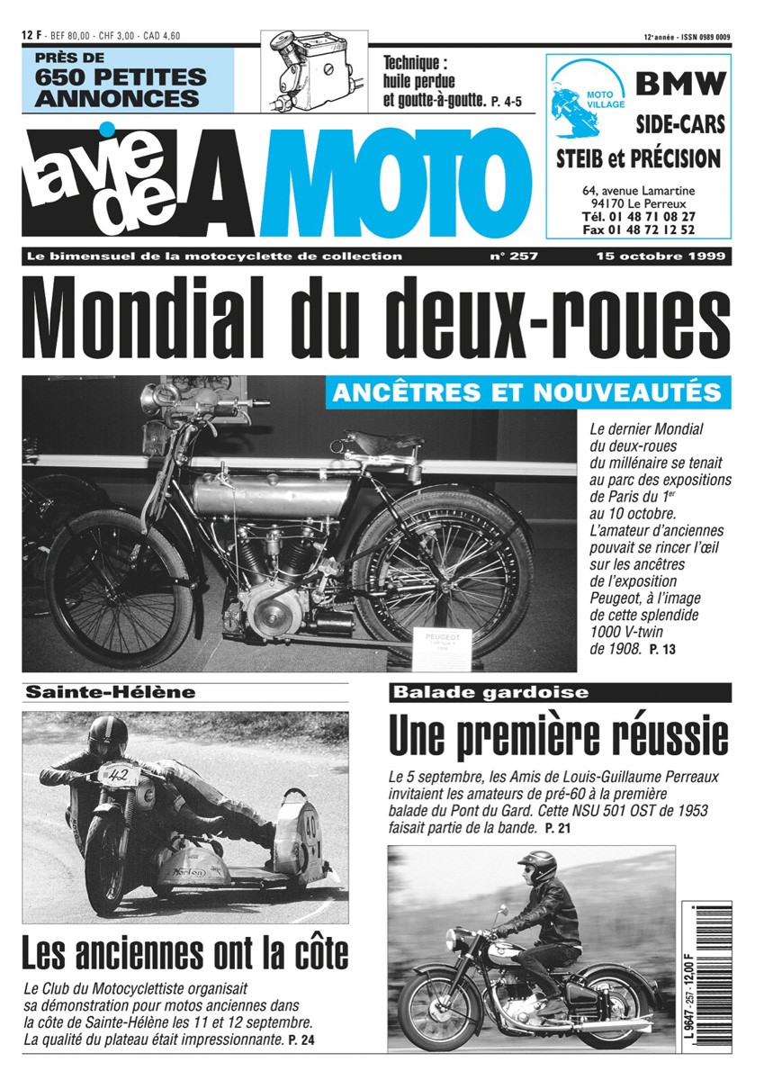 La Vie de la Moto n° 257 du 15/10/1999