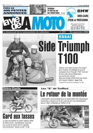 La Vie de la Moto n° 277 du 15/09/2000
