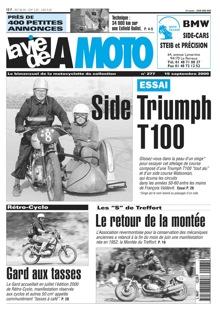 La Vie de la Moto n° 277 du 15/09/2000