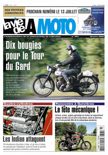 La Vie de la Moto n° 393 du 30/06/2005