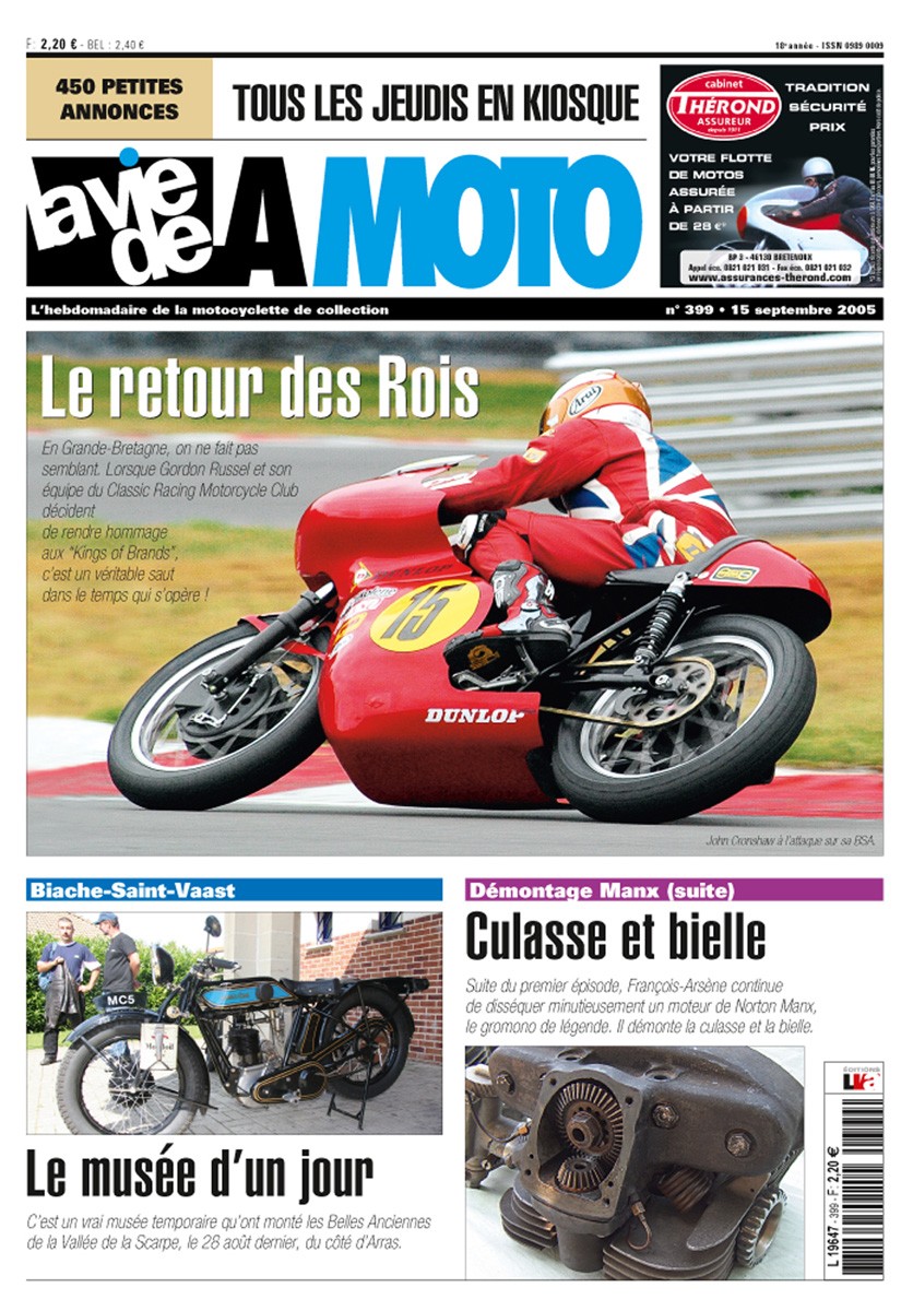 La Vie de la Moto n° 399 du 15/09/2005