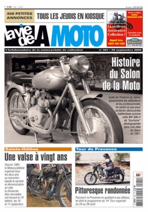 La Vie de la Moto n° 401 du 29/09/2005