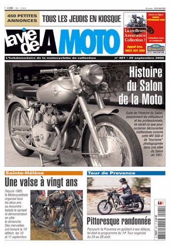 La Vie de la Moto n° 401 du 29/09/2005