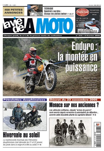 La Vie de la Moto n° 418 du 09/02/2006