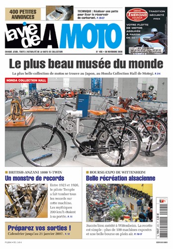 La Vie de la Moto n° 455 du 30/11/2006