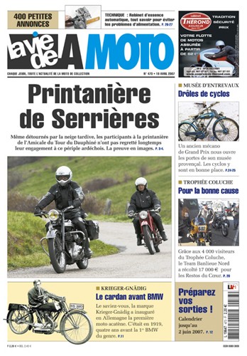 La Vie de la Moto n° 473 du 19/04/2007