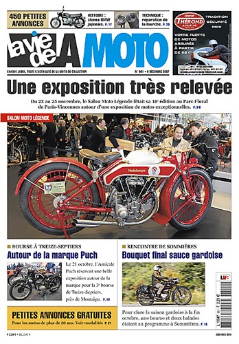 La Vie de la Moto n° 501 du 06/12/2007