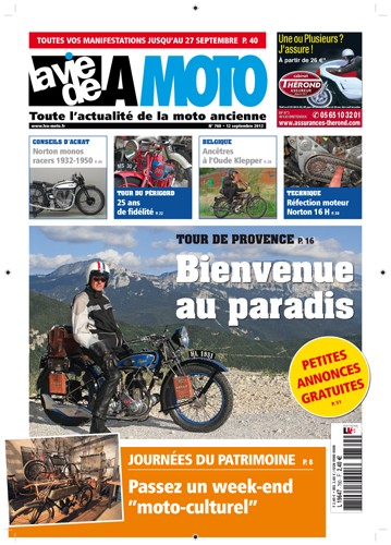 La Vie de la Moto n° 760 du 12/09/2013